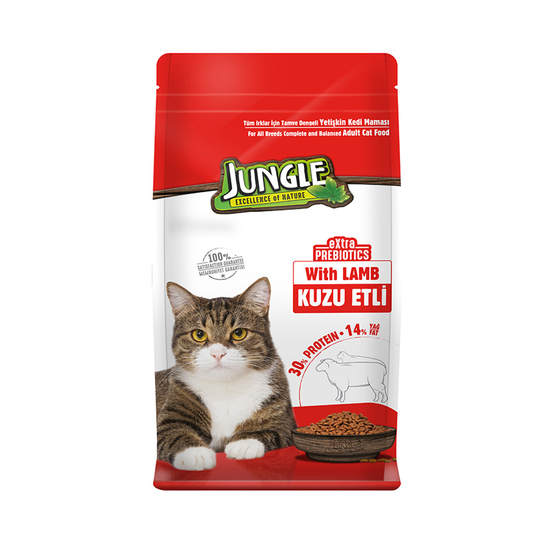 Jungle Adult Cat Food With Chicken 500gm - Cat Food